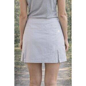 Adidas Women’s Gray Athletic Skort Golf Tennis Skirt Built In Shorts Activewear